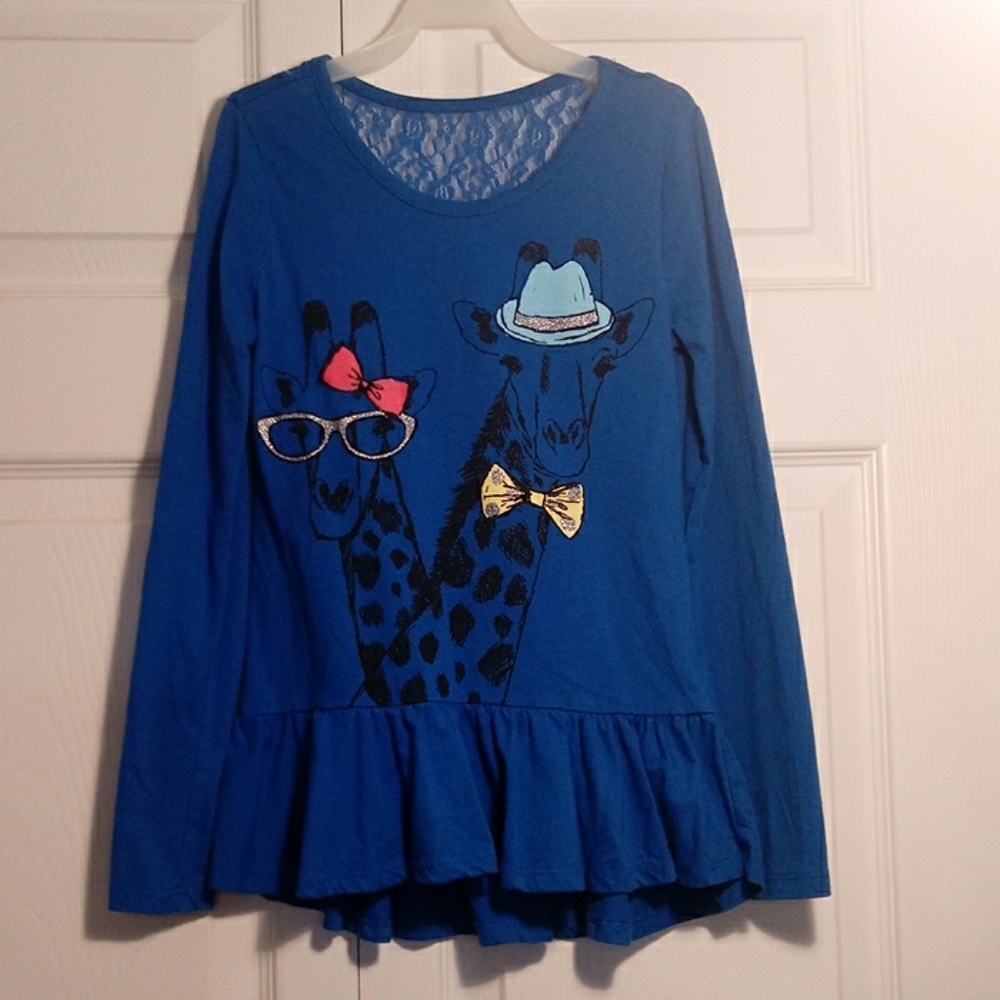 Long sleeve blue dress shirt